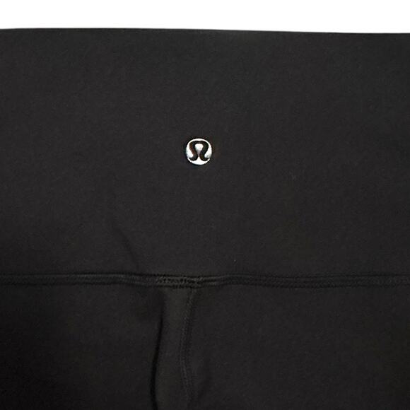 Lululemon Black High Rise Leggings Women’s Size 6 Stretch Athleisure Activewear - Picture 3 of 7
